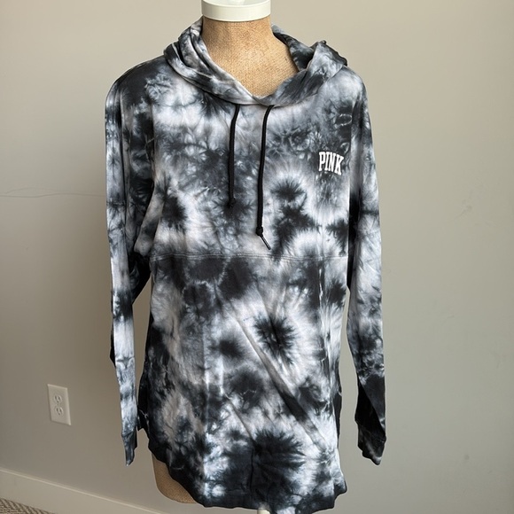 Pink Victoria's Secret Long Sleeve Hooded Pullover Shirt Small NEW! - Picture 6 of 8